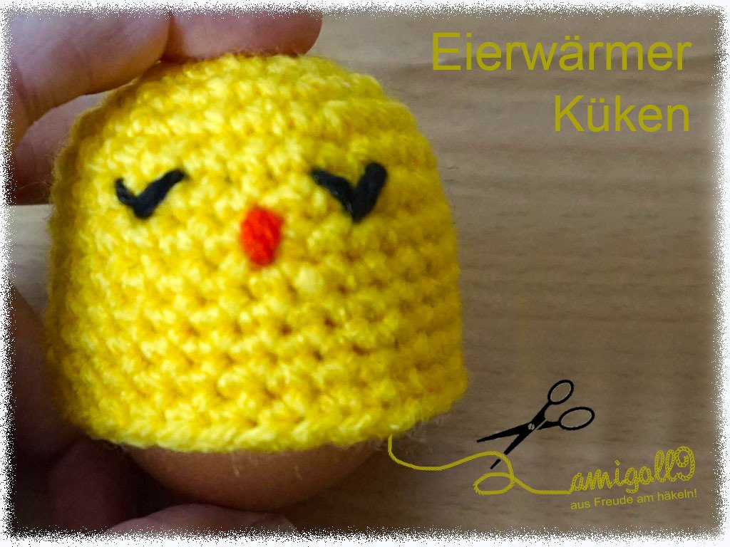 Crochet pattern: egg warmer "chick"