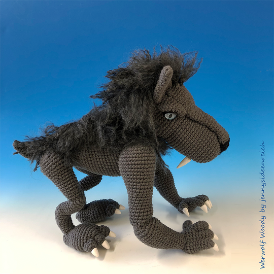 Crochet pattern Werwolf Woody amigurumi werewolf