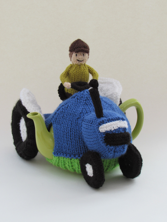 Blue Ford Tractor Tea Cosy