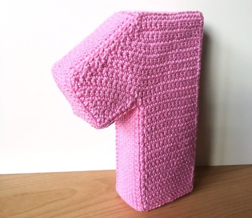 Number 1 - Crochet pattern