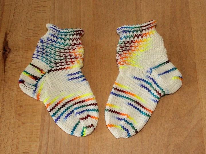 Strickanleitung Baby-Socken, Sohlenlänge ca. 11,5 cm