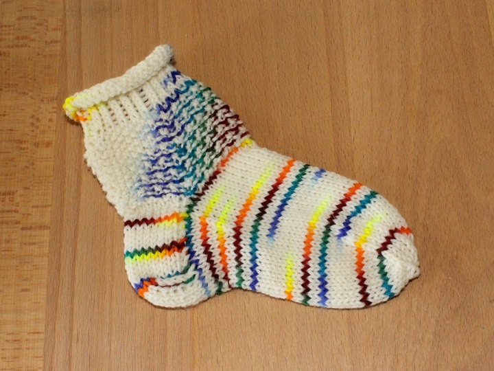 Strickanleitung Baby-Socken, Sohlenlänge ca. 11,5 cm