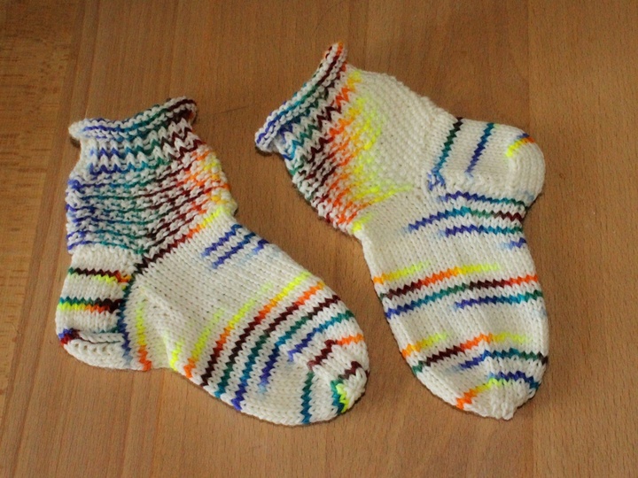 Strickanleitung Baby-Socken, Sohlenlänge ca. 11,5 cm