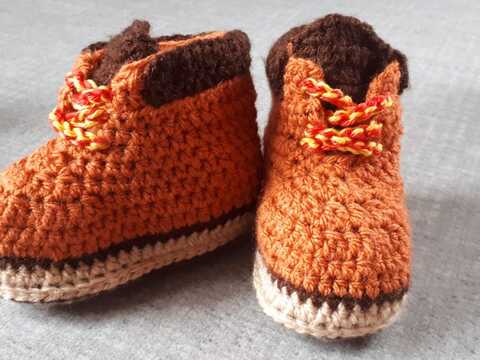 Babyschuhe - Häkeln