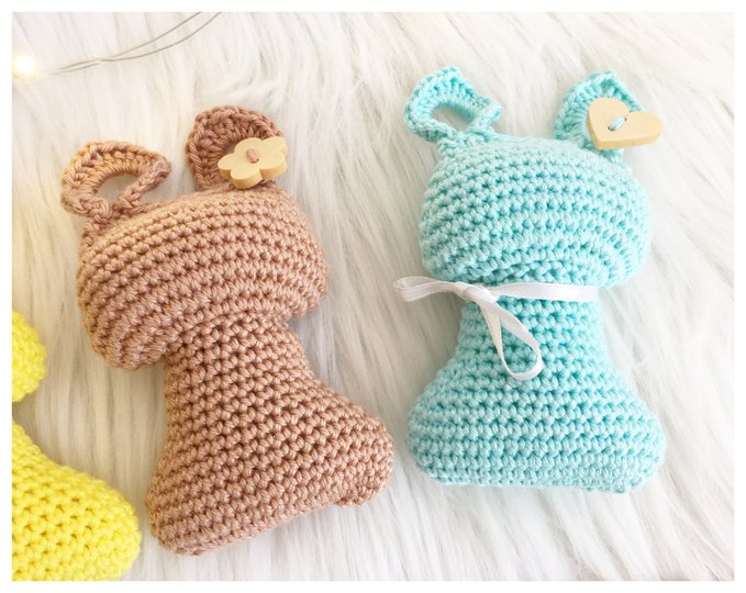 Frühlingshasen- Häkelanleitung von Wolldiamant