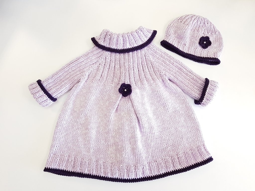 Ein Mantel mit Mütze für eine kleine Prinzessin, Strickanleitung - Bild 3