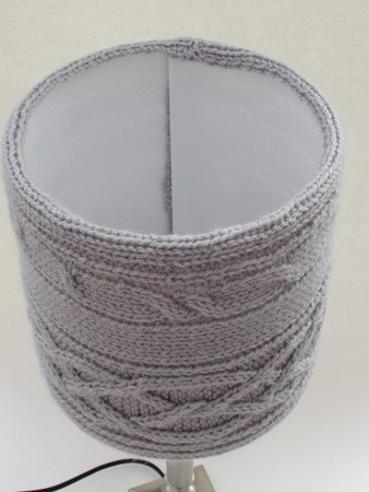 Cablelight Lampshade Knitting Pattern
