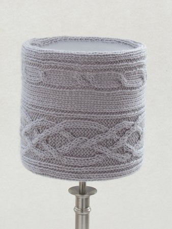 Cablelight Lampshade Knitting Pattern