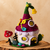 Crochet pattern for a fairy house with garden decor