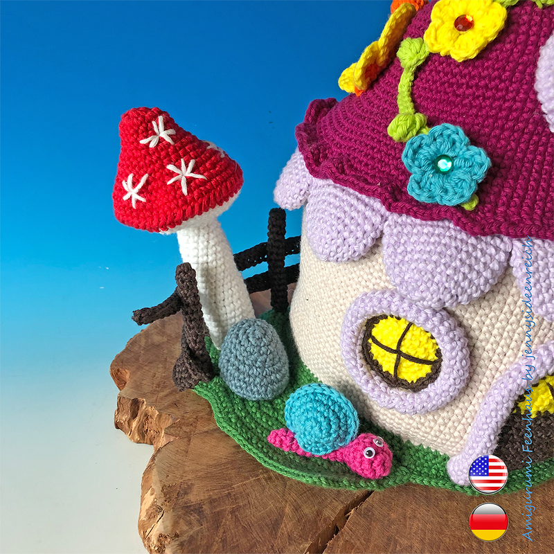 Crochet Pattern Fairyhouse, the Amigurumi Fairy House, by jennysideenreich - Image 3