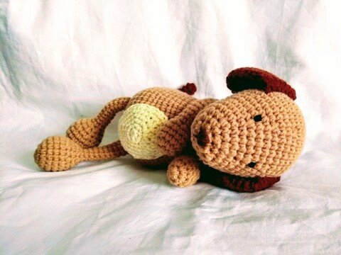 Amigurumi Häkelanleitung "Hiro" der Hund