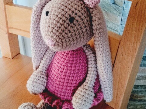 Amigurumi Häkelanleitung "Hanna"-Hase