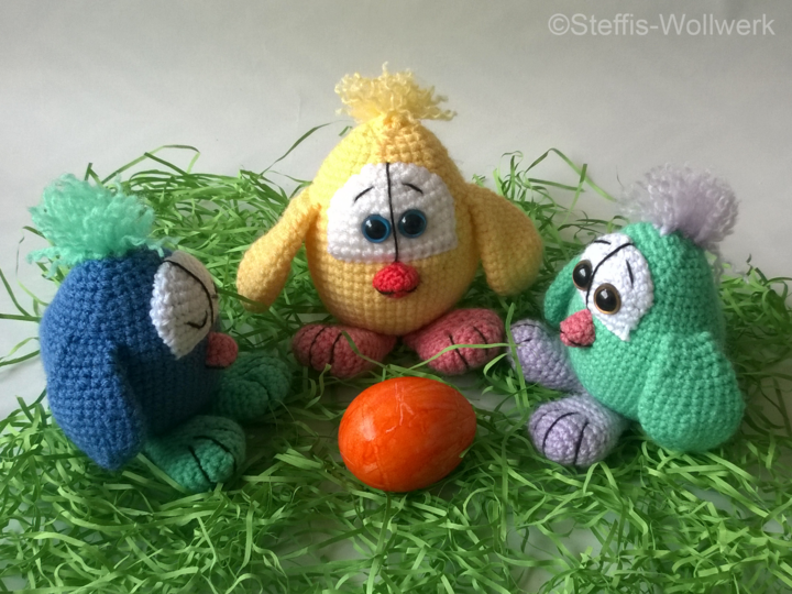 Häkelanleitung: Die Küken-Bande