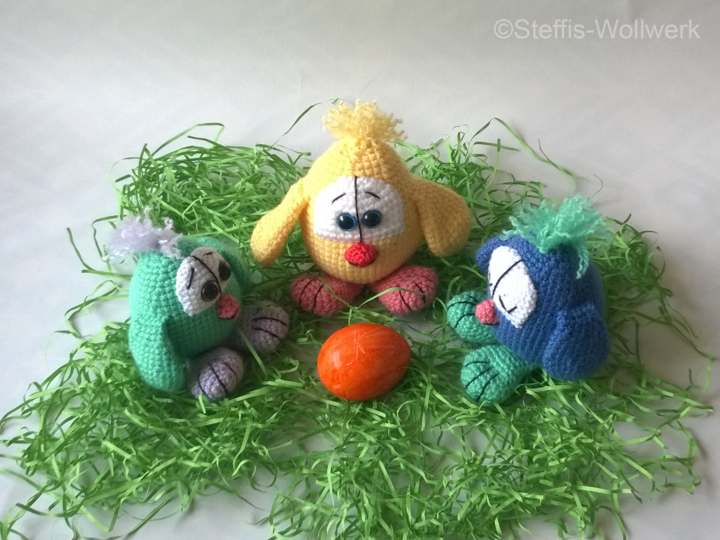 Häkelanleitung: Die Küken-Bande