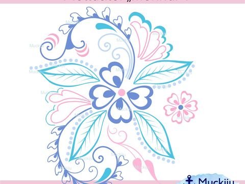 Plottdatei "Mehndi 1" Henna * Mandala * Blumen