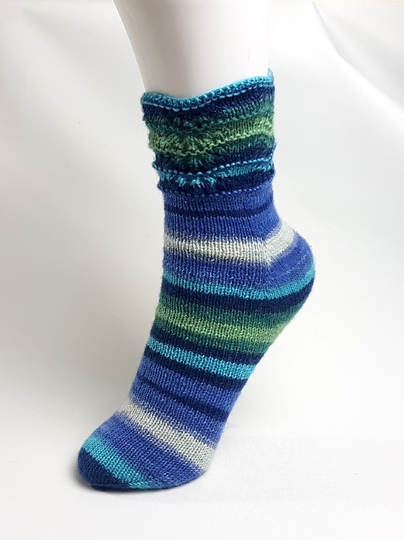 Strickanleitung Socken Fixe Ferse! So einfach wie noch nie! Top Down, Gr.34-45
