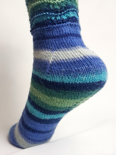 Strickanleitung Socken Fixe Ferse! So einfach wie noch nie! Top Down, Gr.34-45