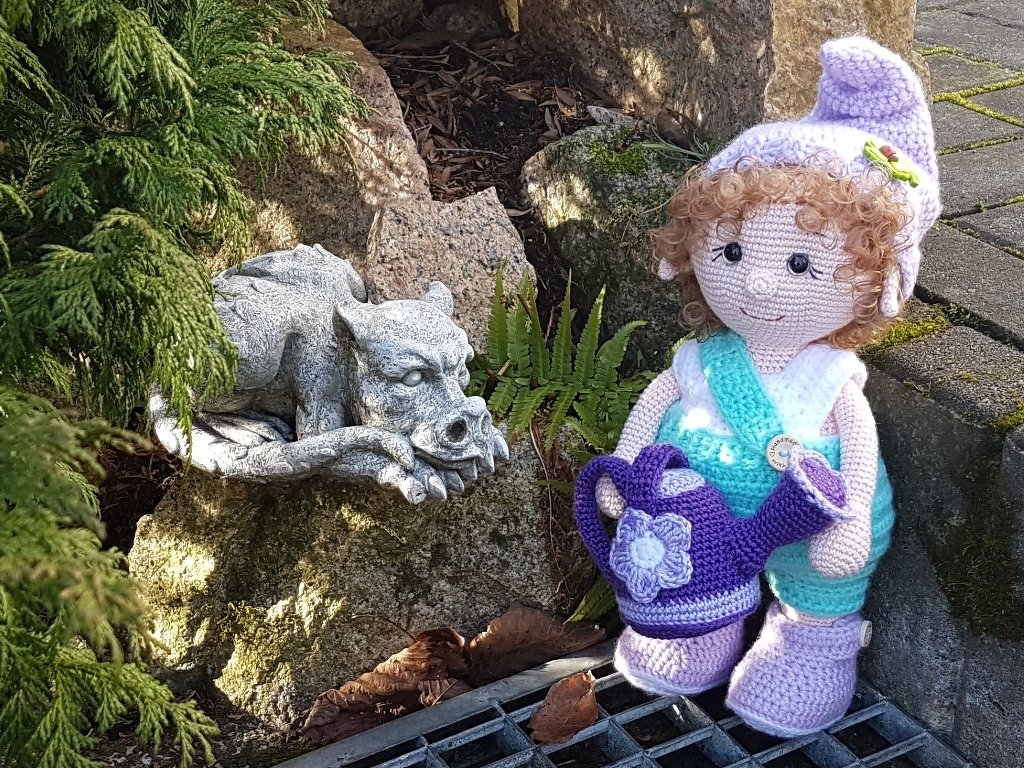 Häkelanleitung, Frühlingself Elvin