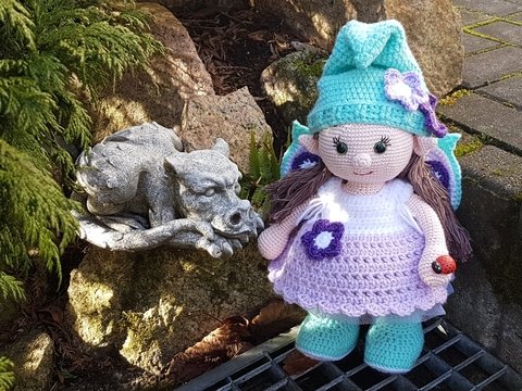 Häkelanleitung, Fay die Schmetterlingselfe