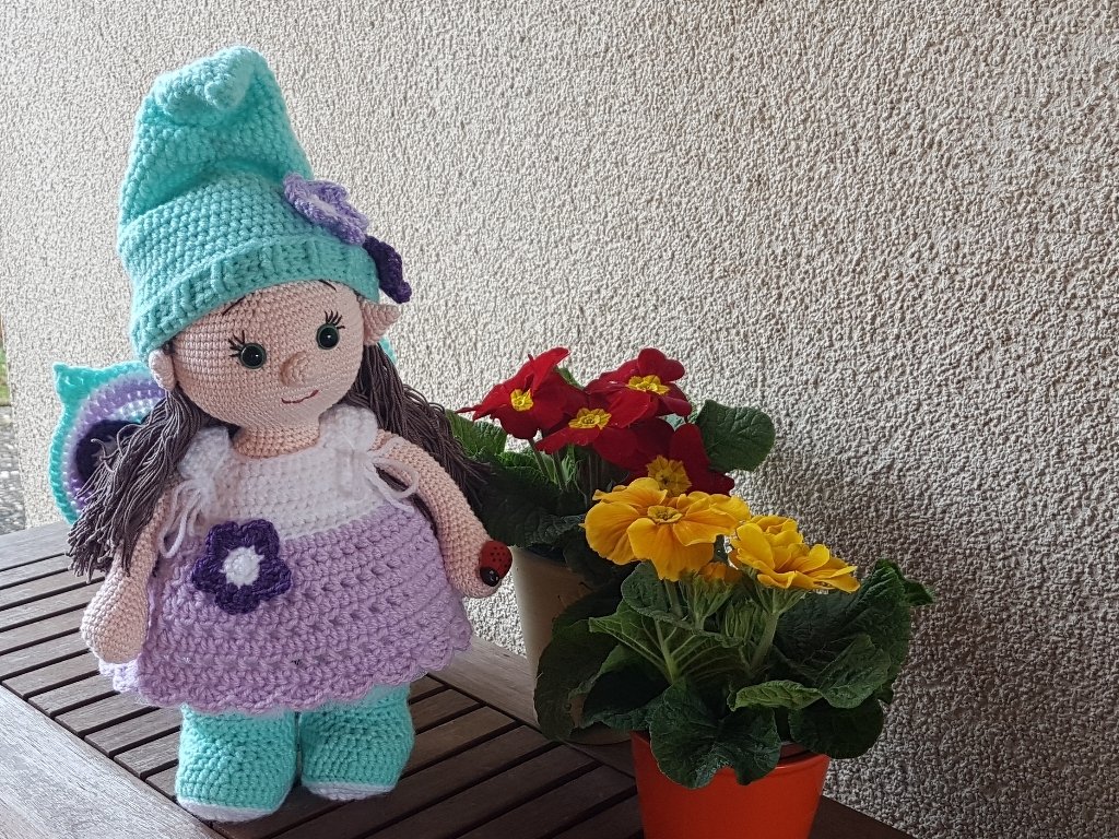 Häkelanleitung, Fay die Schmetterlingselfe - Bild 6