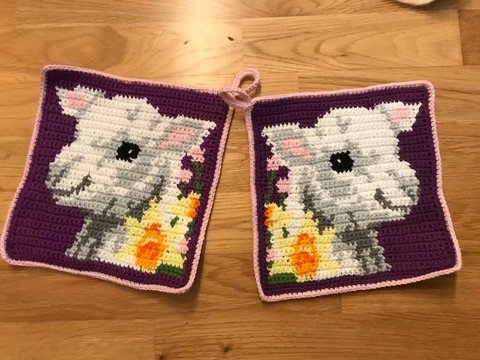 Schäfchen Topflappen