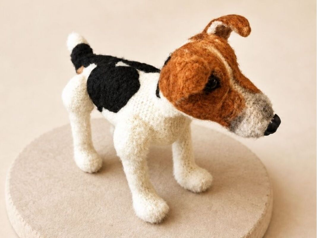 Crochet pattern Jack Russell Terrier amigurumi dog