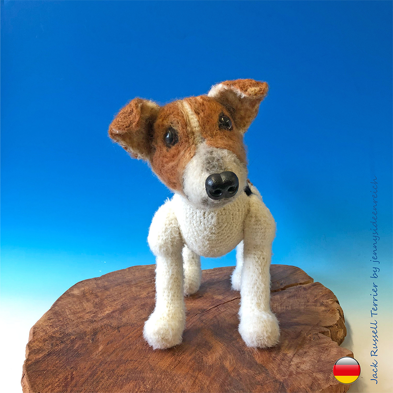 Jack Russell Terrier Amigurumi Häkelanleitung (DEUTSCH), Hund stehend häkeln, Anleitung von jennysideenreich - Bild 3