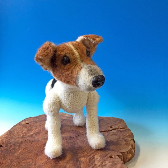 Crochet pattern Jack Russell Terrier amigurumi dog