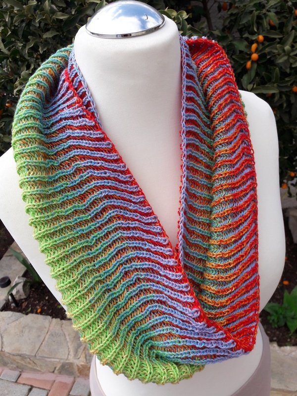 Strickanleitung "MöBrio" - Möbius trifft Brioche - Bild 4