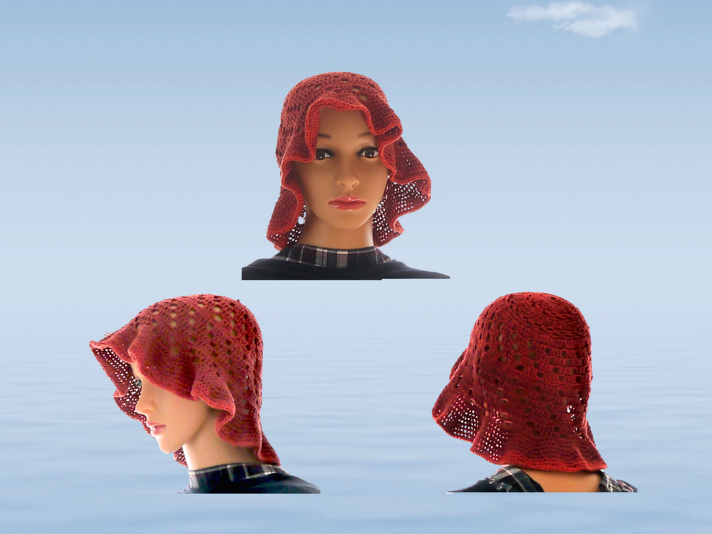 Detaillierte Häkelanleitung für einen luftigen Sommerhut - Tsubabiro - Bild 7