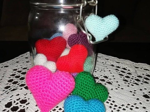 Herz aus Resten ohne Nähen