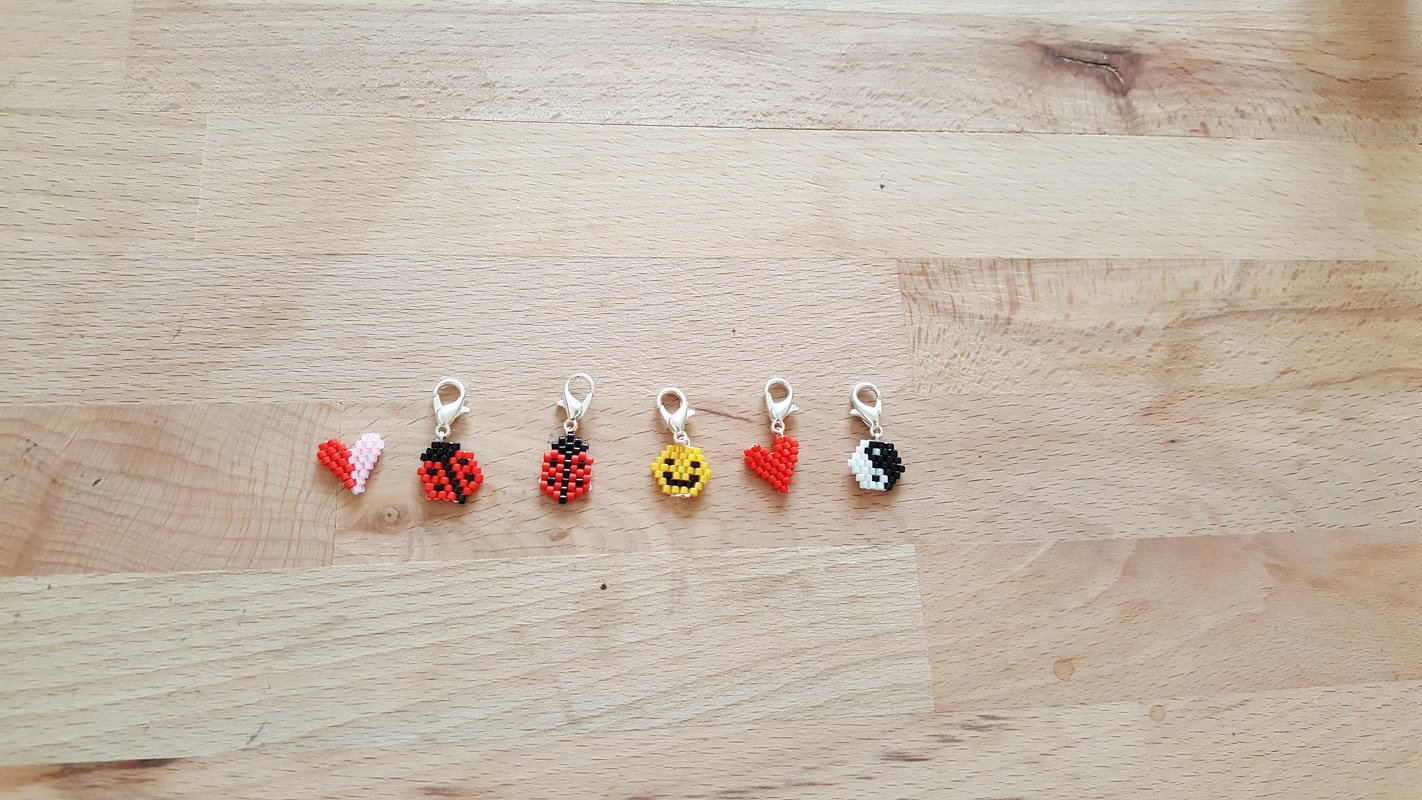 Charm Mini Set / 6 verschiedene Motive