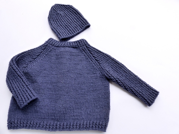 Strickanleitung, Kleinkind-Jacke mit Raglanpasse