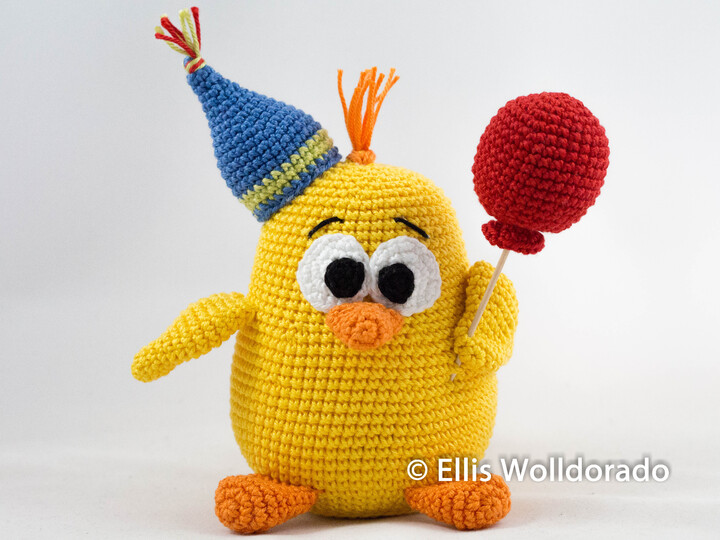 Party Küken, Amigurumi, Häkelanleitung