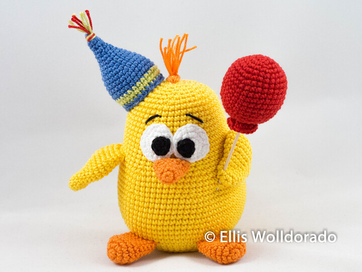 Party Küken, Amigurumi, Häkelanleitung