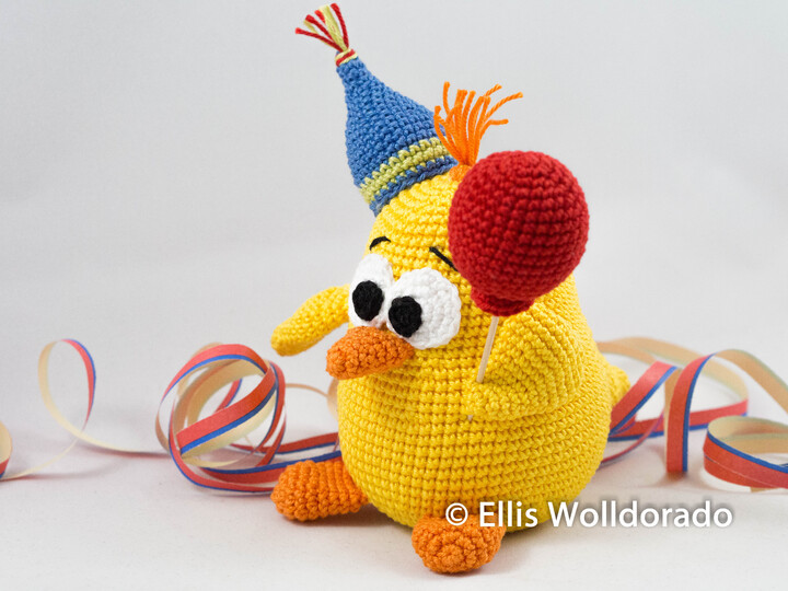 Party Küken, Amigurumi, Häkelanleitung