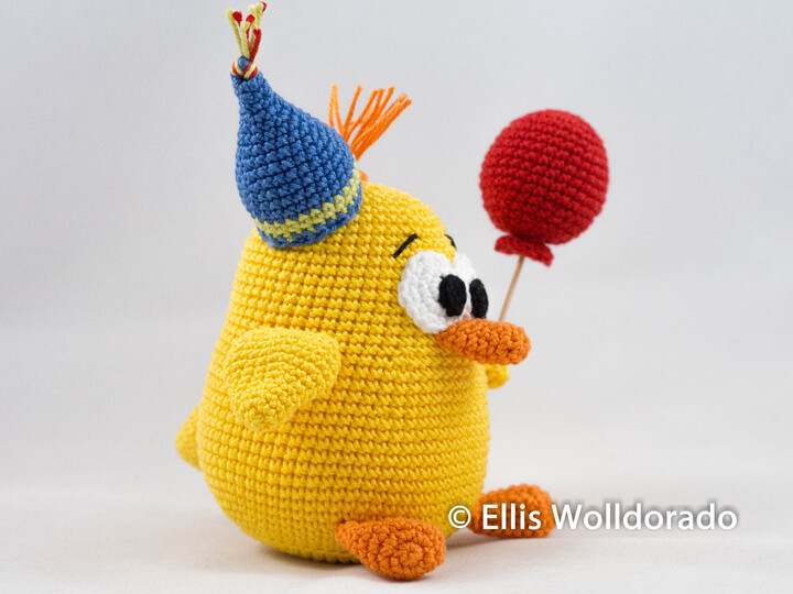 Party Küken, Amigurumi, Häkelanleitung