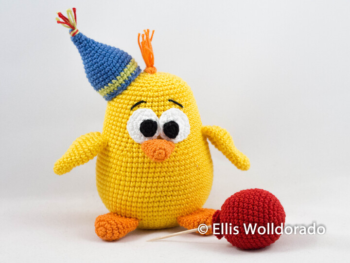 Party Küken, Amigurumi, Häkelanleitung