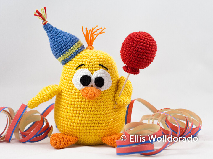 Party Küken, Amigurumi, Häkelanleitung