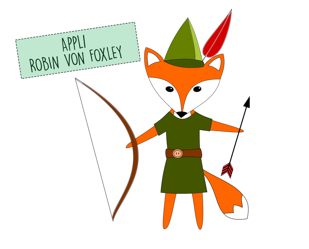 Applikationsvorlage Robin von Foxley