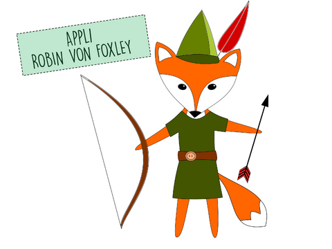 Applikationsvorlage Robin von Foxley