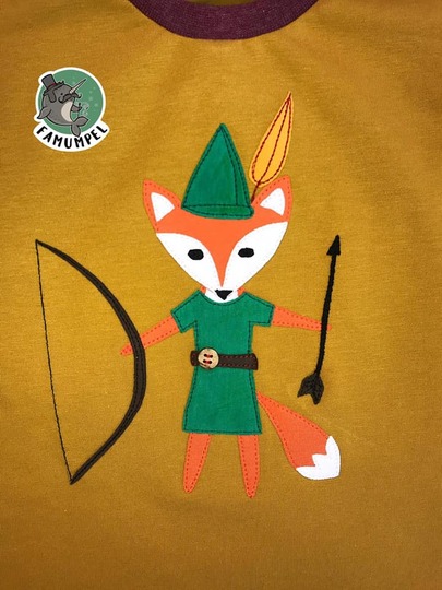 Applikationsvorlage Robin von Foxley