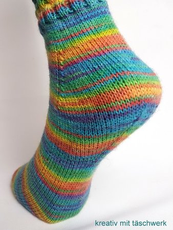 Strickanleitung Socken Fixe Ferse So Einfach Wie Noch Nie Toe Up Gr 34 45