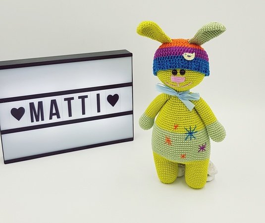Crochet Pattern Snuggly Bunny "Matti"