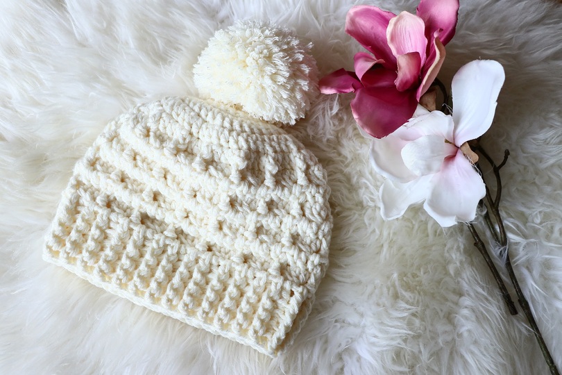 Loop und Mütze "Schneeweißchen" Set Häkelanleitung