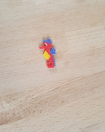 Seepferdchen Charm Anhanger Ohrring