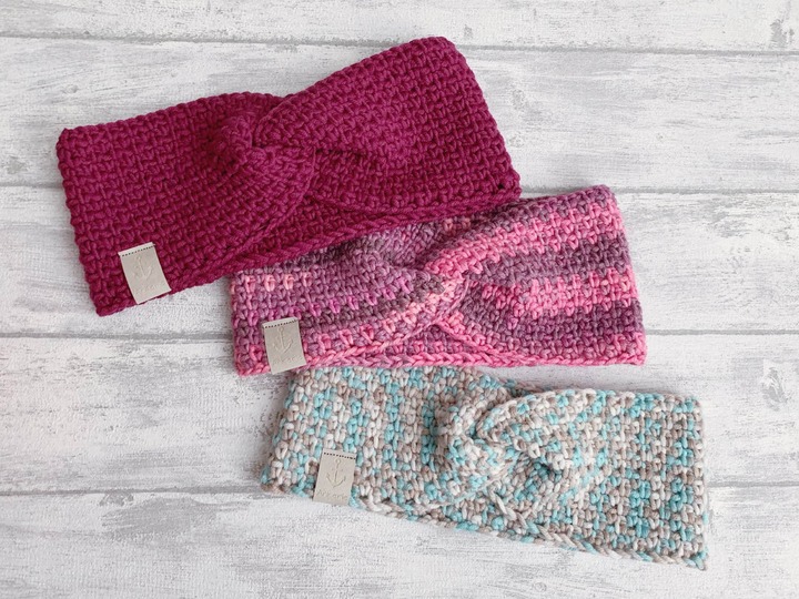 Häkelanleitung Stirnband "Rosalie"