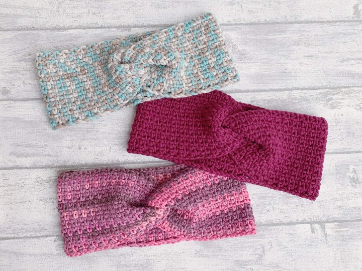 Häkelanleitung Stirnband "Rosalie"