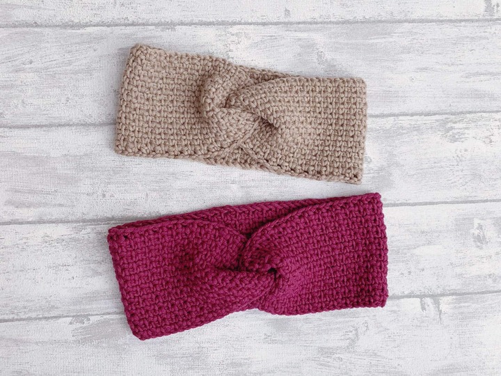 Häkelanleitung Stirnband "Rosalie"