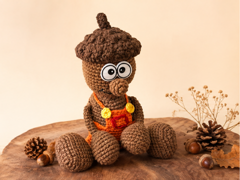 Häkelanleitung Eichelbert Amigurumi Eichel